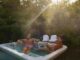 Whirlpool im Garten